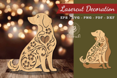 Decorative Dog Lasercut Decoration Product Image 1