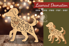 Decorative Dog Lasercut Decoration Product Image 1