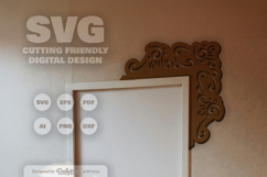 Decorative Door Corner SVG Product Image 3