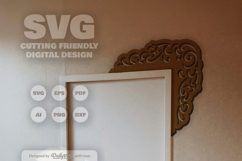 Decorative Door Corner SVG Product Image 3