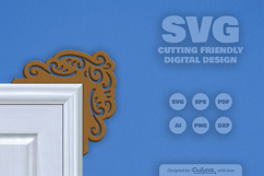 Decorative Door Corner SVG Product Image 6