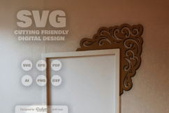 Decorative Door Corner SVG Product Image 2