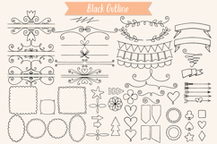 Decorative Elements | Hand Drawn Frames, Dividers, Banners Product Image 2