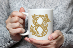 Decorative Figure Eight / SVG / Sublimation / Cut-Out Product Image 2