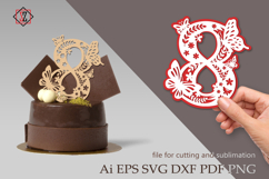 Decorative Figure Eight / SVG / Sublimation / Cut-Out Product Image 1