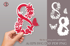 Decorative Figure Eight_2 / SVG / Sublimation / Cut-Out Product Image 1