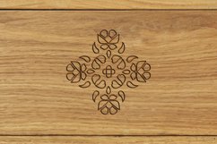 decorative element, decorative clipart, floral element, pattern, svg, stickers, crafting, laser cut,