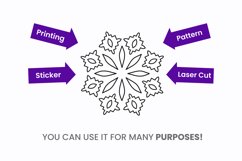 floral element, decorative element, floral clipart, outline, pattern element, laser cut file,