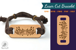 Decorative Floral Lasercut Bracelet Product Image 1