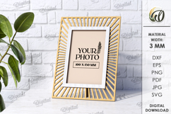 Decorative Frames Bundle Laser Cut. Wooden photo frame SVG Product Image 5
