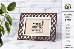 Decorative Frames Bundle Laser Cut. Wooden photo frame SVG Product Image 8