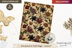 Gothic Haunted House Halloween Junk Journal decorative page Product Image 1