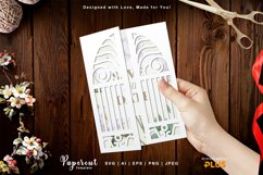 Gate Card Cover Papercut SVG Product Image 1