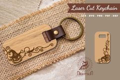 Decorative Halloween Laser Cut Keychain Product Image 1