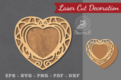 Decorative Heart Laser Cut Sign Product Image 1