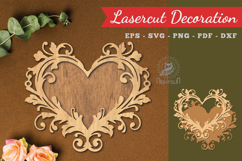 Decorative Heart Lasercut Decoration Product Image 1