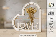 3D Decorative Stands Bundle Laser Cut. Home Decor SVG Product Image 3