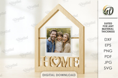 3D Decorative Stand Laser Cut. Home Decor SVG Product Image 1