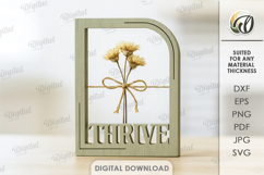 3D Decorative Stands Bundle Laser Cut. Home Decor SVG Product Image 11