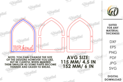 3D Decorative Stand Laser Cut. Home Decor SVG Product Image 2
