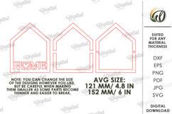 3D Decorative Stand Laser Cut. Home Decor SVG Product Image 3