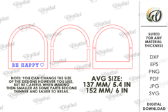 3D Decorative Stand Laser Cut. Home Decor SVG Product Image 2