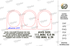 3D Decorative Stand Laser Cut. Home Decor SVG Product Image 2