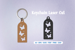 Decorative Laser Cut Keychain SVG Product Image 1