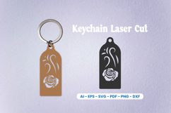 Decorative Laser Cut Keychain SVG Product Image 1