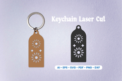 Decorative Laser Cut Keychain SVG Product Image 1