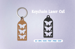 Decorative Laser Cut Keychain SVG Product Image 1