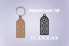 Decorative Laser Cut Keychain SVG Product Image 1
