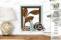 Decorative Layered Wall Art Laser Cut. Wall decor SVG Product Image 1