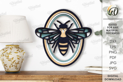Decorative Layered Wall Art Laser Cut. Wall decor SVG Product Image 1
