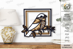 Decorative Layered Wall Art Laser Cut. Wall decor SVG Product Image 1