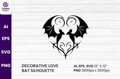 bat, floral bat, silhouette, bat sublimation, decor, decorative, heart,bat clipart svg, printable,
