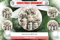 Ornament Decorative Milk Can Product Image 1