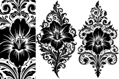 5 Elegant Floral Ornament Set Product Image 3