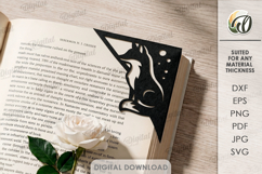 Corner Bookmarks Bundle. Bookmark paper cut. Page Marker SVG Product Image 3