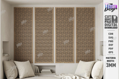 Decorative Wall Panel Laser Cut | Abstract Geometric Pattern Product Image 1