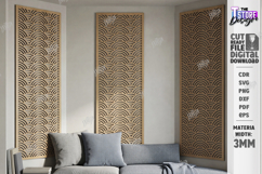 Decorative Wall Panel Laser Cut | Abstract Geometric Pattern Product Image 1