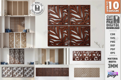 Decorative Wall Panel Laser Cut Bundle | Abstract Geometric Product Image 1