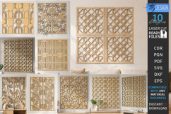 Decorative Panel Laser Cut Bundle | Wall Art | Home Decor Product Image 1