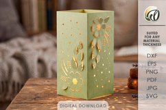 3D Decorative Paper Lanterns Bundle. Lantern Paper Cut SVG Product Image 9