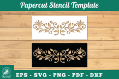 Decorative Papercut Stencil SVG Product Image 1