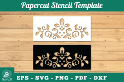 Decorative Papercut Stencil SVG Product Image 1
