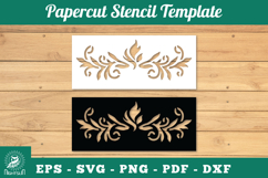 Decorative Papercut Stencil SVG Product Image 1