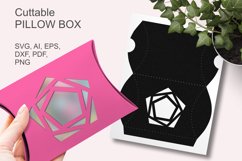 Decorative Pentagonal Window Pillow Box SVG Paper Cut SVG