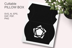 Decorative Pentagonal Window Pillow Box SVG Paper Cut SVG