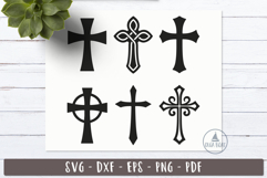 Decorative Simple Cross SVG